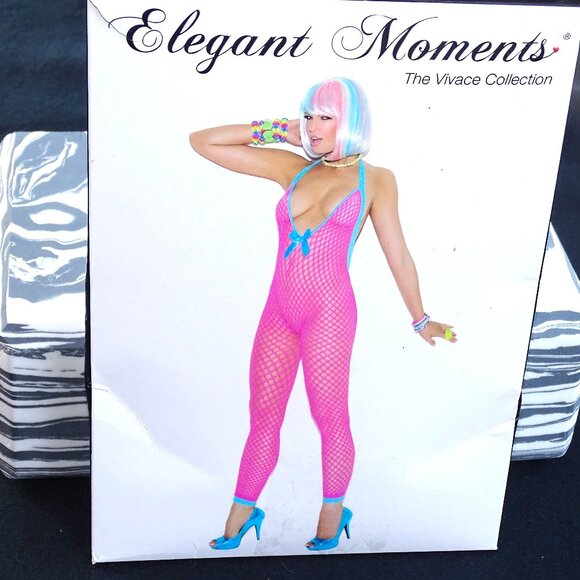 Elegant Moments Other - Elegant Moments  The Vivance Collection Deep V Neck Body Stocking